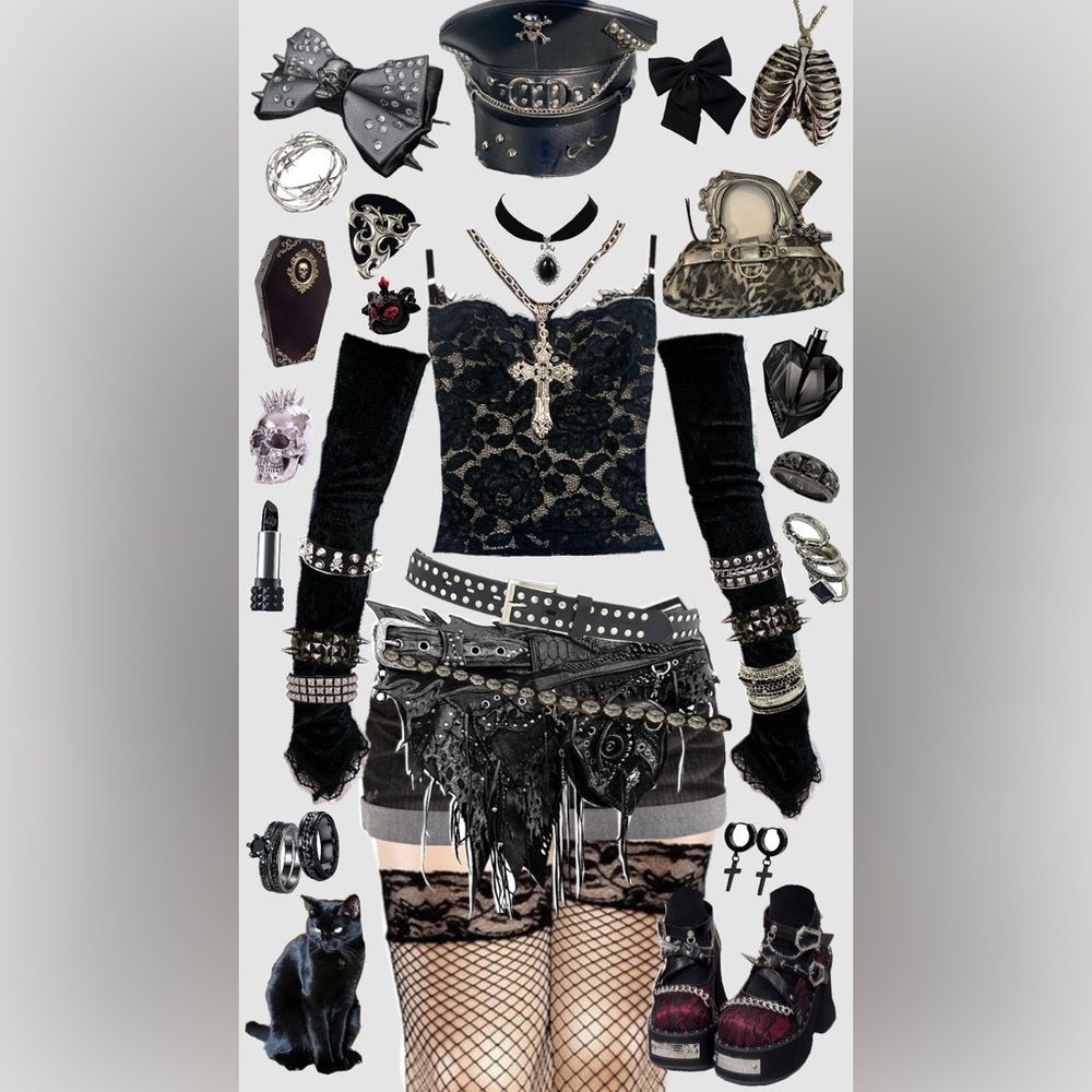 Bracelet, Spike Metal/Punk/Goth - Picture 4 of 4